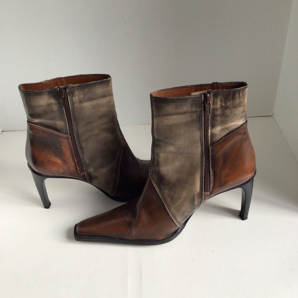 MUSTANG Multi-color heeled Boots. Size 40 - Picture 8 of 10